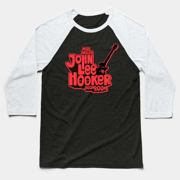 John Lee Hooker 'The Healer' Shirt - Delta Blues Collection Baseball T-Shirt by Boogosh